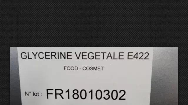 Glycerine Vegetale 99.5% Pure Alimentaire E422 - 1 Litre