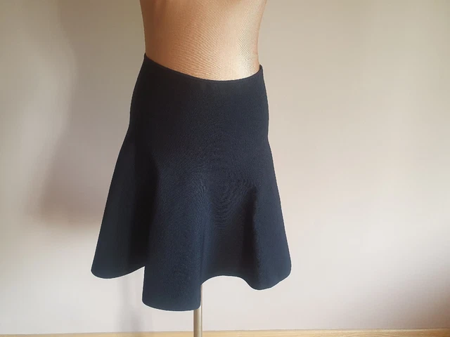 VGC WHISTLES A-line Black Skirt Heavy Bandage Fabric Mini Smart Casual M 10 12