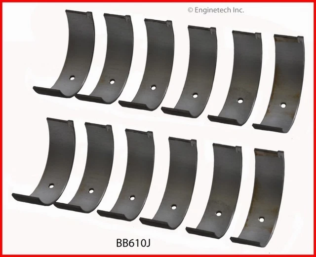 76-83 Fits Chrysler 3.7L / 225 OHV L6 12V   Rod Bearings 040