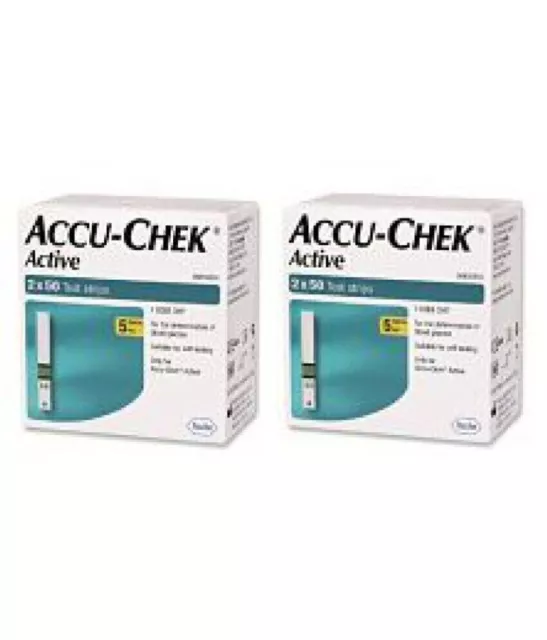 Bandelettes de test de glycémie Accu-Chek Activ 200 (2 x 100) - Exp 2024
