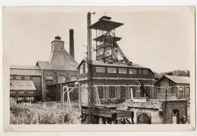 62 @ Carte Postale Ancienne De Barlin - Vue D'ensemble De La Fosse N° 9 @ Mines