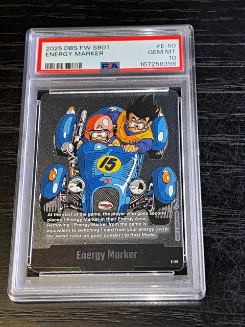 PSA10 E-100 ENERGY Marker Dragon Ball FW $516.58 - PicClick CA