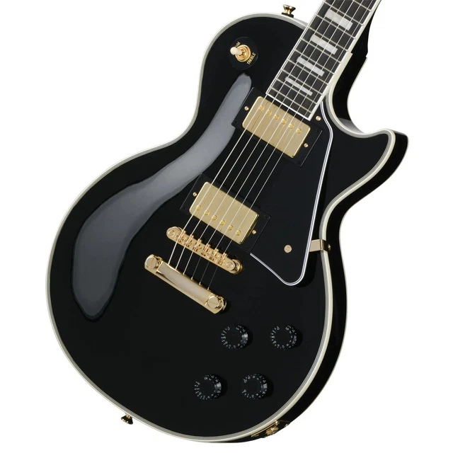 EPIPHONE INSPIRED BY Gibson Les Paul Custom Ebony Black Electric Guitar ...