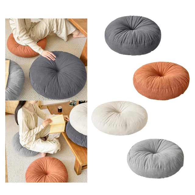Coussin De Méditation En Velours - Rembourrage épeautre Bio, 3 Hauteurs (10/15/20 Cm), Pour Yoga Et Relaxation