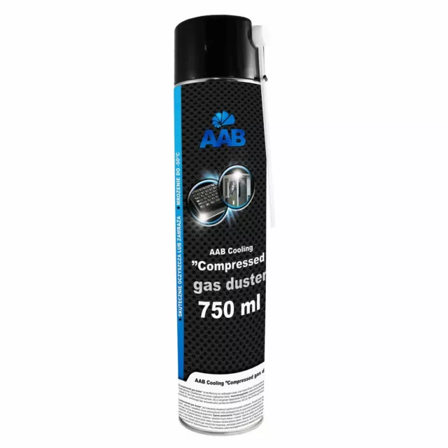 AABCOOLING DRUCKLUFTSPRAY 750ml AIR DUSTER REINIGUNG DRUCKLUFTREINIGER | 2X RUHR