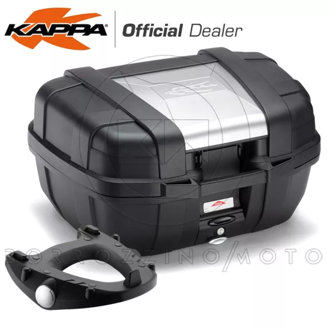 Kit Bauletto Kappa Garda 52Lt + Piastra Monokey Bmw G 650 Gs 2012 2013 2014