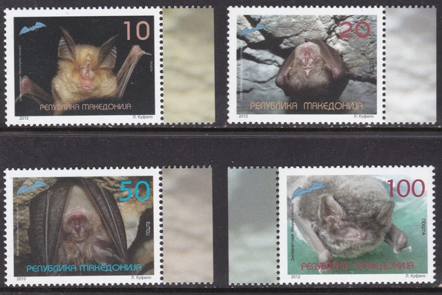 Macedonia, Fauna, Animals, Bats MNH / 2012