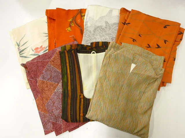 45361# Japanese Kimono / Antique Haori & Coat / 7 Pics