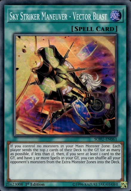 YUGIOH KONAMI SLF1-AE061 Sky Striker Maneuver - Scissors Cross (Common