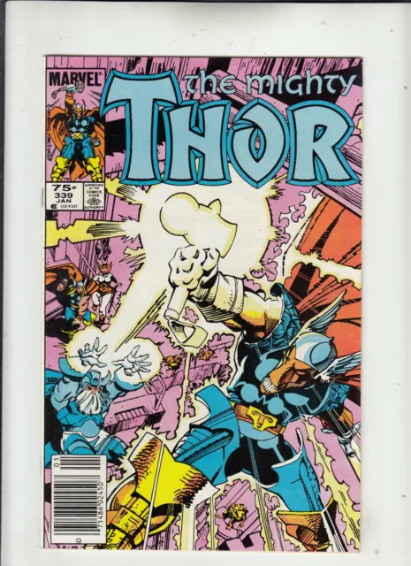 The Mighty Thor #339 (Marvel 1983) Beta Ray Bill Canadian Price Variant VF