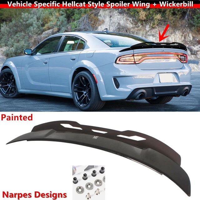 FITS 20112023 DODGE Charger Hellcat Style Trunk Spoiler Wing