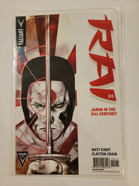Rai #1 Variant Edition Valiant Matt Kindt Clayton Crain New NM