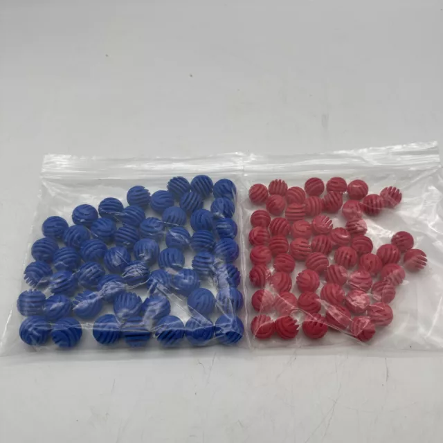 Rokenbok System Starter Action Factory Lot 100 Replacement Balls Red Blue Roks