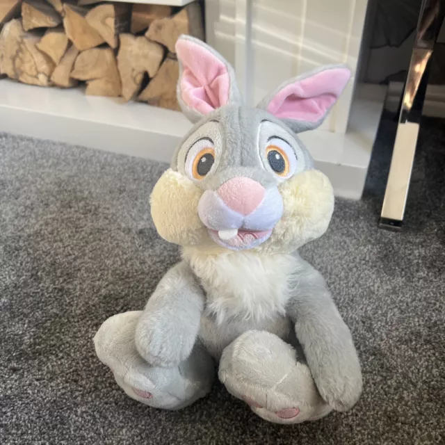 Disney Store Thumper Soft Toy Plush Bambi Stamped Rabbit Bunny 12”❤️
