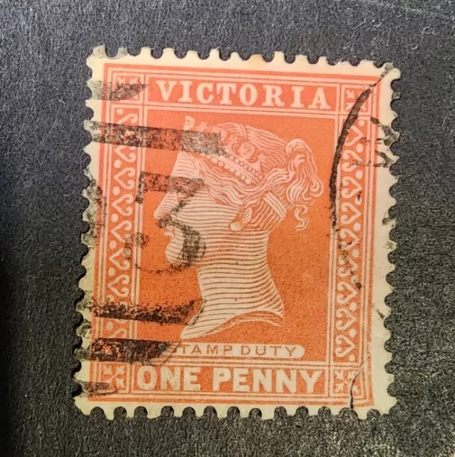 Victoria  1890-1900. 1d Red      Used  G3