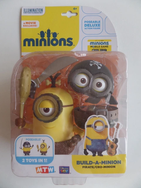 MINIONS Figurine Stuart Kung Fu Interactive articulée et sonore de 20 cm, Jouet pour Enfant, GMF22, Multicolore