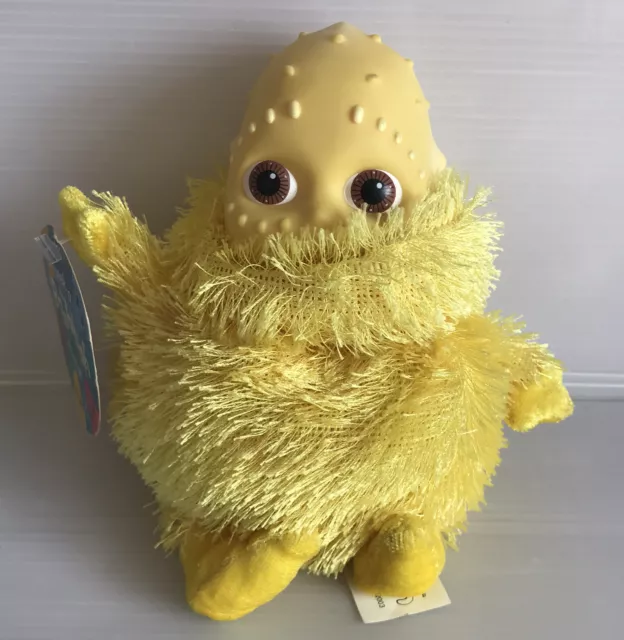 Vintage Boohbah Yellow Humbah 7” Hard Head Toy Ragdoll Golden Bear 2003, Tags