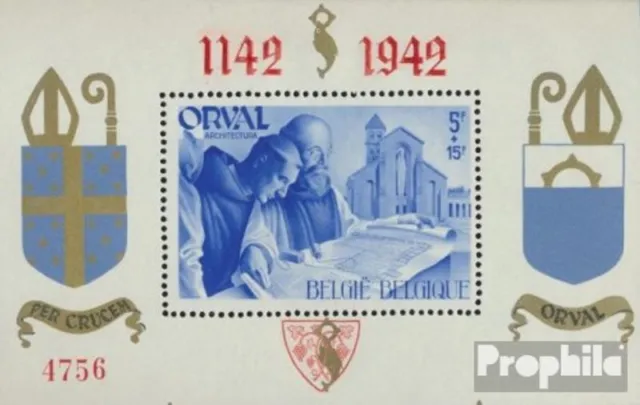 Belgique bloc-feuillet(12) iv.I neuf 1941 Orval