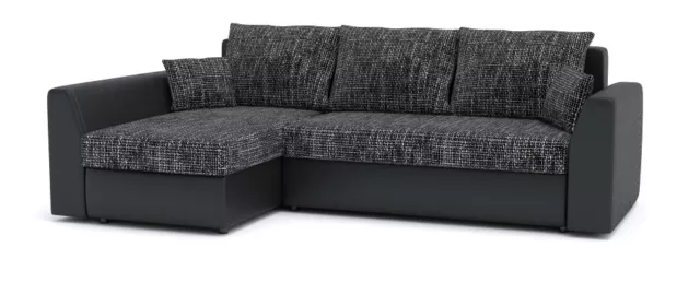 Ecksofa PAUL mit Schlaffunktion! BEST Schlafsofa! Eckcouch mit Bettkasten!