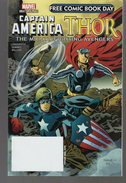 Captain America//Thor-Mighty Fighting Avengers Marvel/Promo 2011 [Fcbd]  Vf/Nm