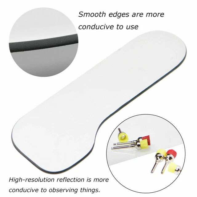 Dental Lingual Surface Mirror Orthodontic Photo Mouth Reflector Glass 2-Side