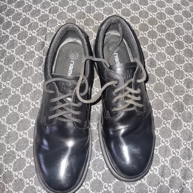 DR MARTENS INDUSTRIAL 1594 Black Steel Toe Safety Shoes Size UK 7 £15. ...