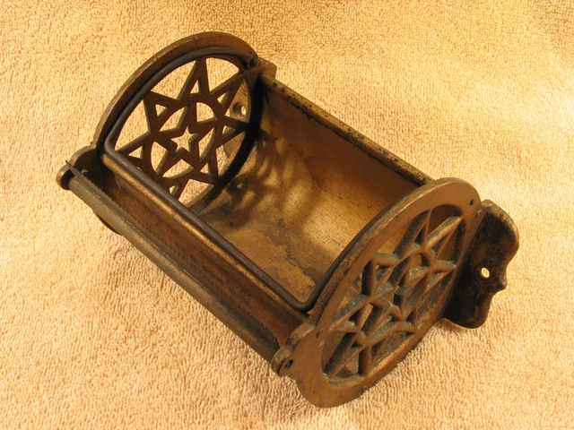 Pat 1883 Victorian Bathroom Tissue TP Holder Vintage Bath Toilet Paper Dispenser