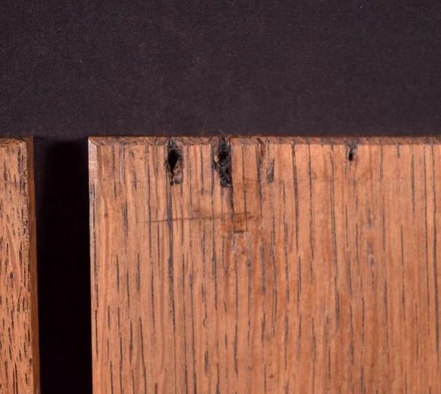 *Pair of Gothic Carved Architectural Panels/Trim in Solid Oak Wood Salvage 10