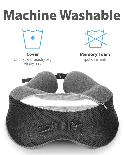 Memory Foam U Shaped Travel Pillow Neck Support Head Rest Car Plane Soft Cushion 6