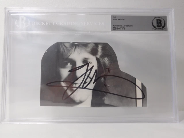 John Wetton Autograph FOR SALE! - PicClick