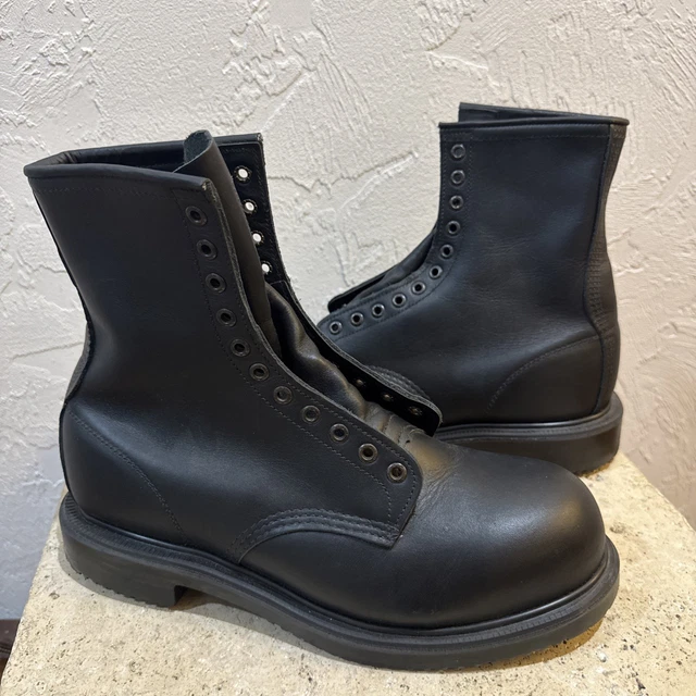 RED WING LOGGER Boots Black Waterproof Steel Toe 400g  display picture 3