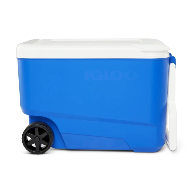 ICE CHEST COOLER with Wheels, Easy Clean, Stain and Odor Resistant