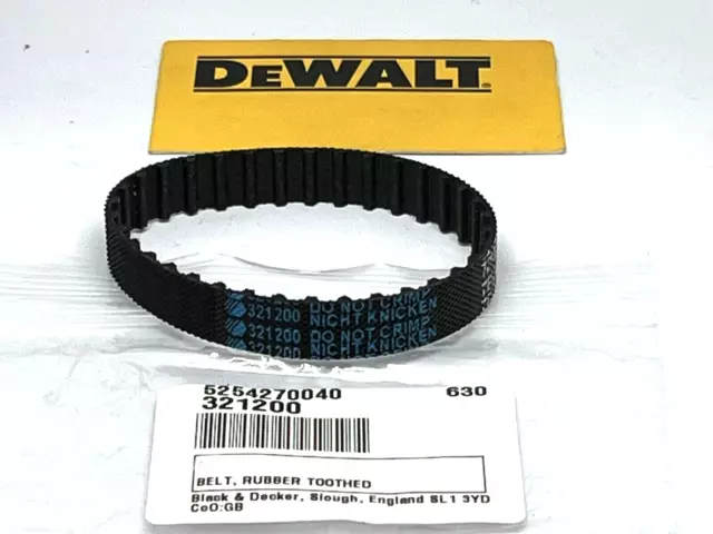 Genuine Be6* Black And Decker X40510 Planer Drive Belt 321200 Dn710 Dn712 Dn720