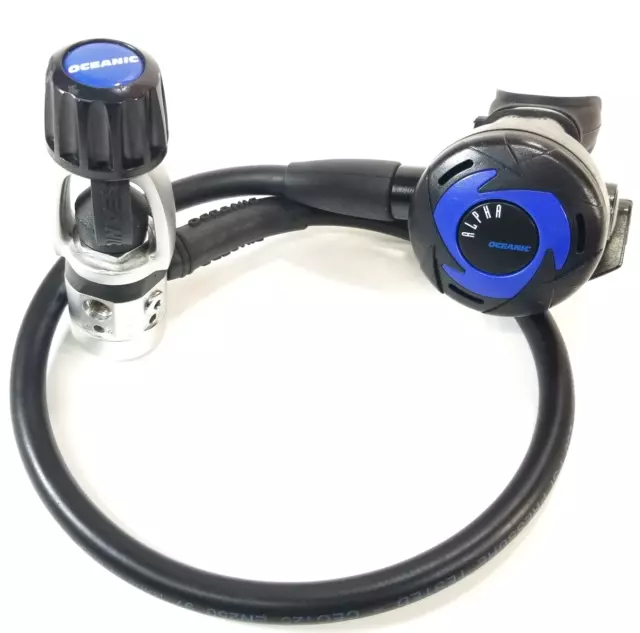 Oceanic Alpha Regulator Set 1st & 2nd Stage Scuba Dive Yoke 1st Stage 3949