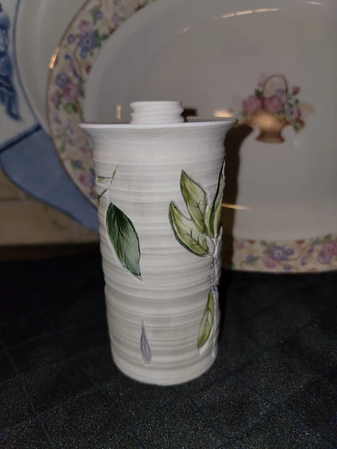 Croscill Autumn Leaves Soap Dispenser Lotion Flower Spring Colors Hand Painted