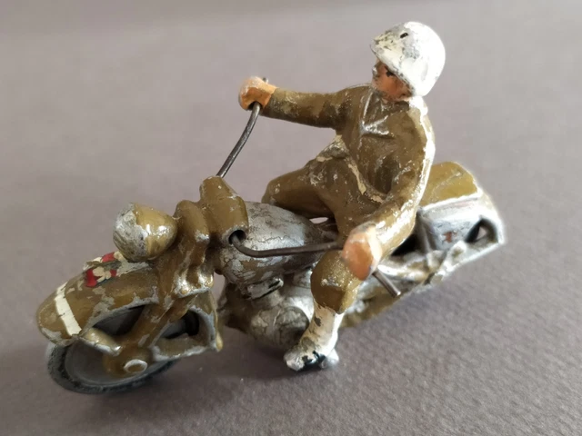 Quiralu Moto Police Militaire Mp  Vintage Aludo Salza Acedo 2