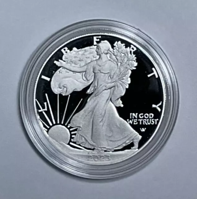 2023-S 1 oz Proof American Silver Eagle (w/Box & COA) 3