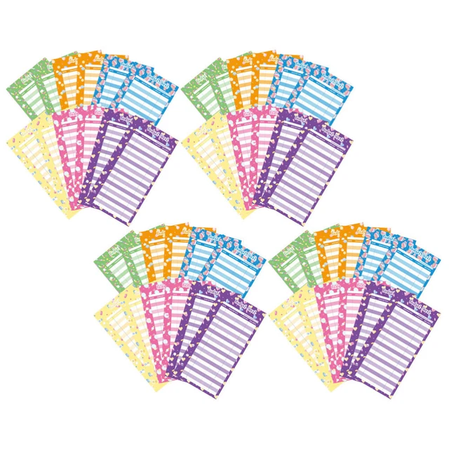 60 pz fogli budget A6 pianificatore budget pratiche carte budget accessori ufficio