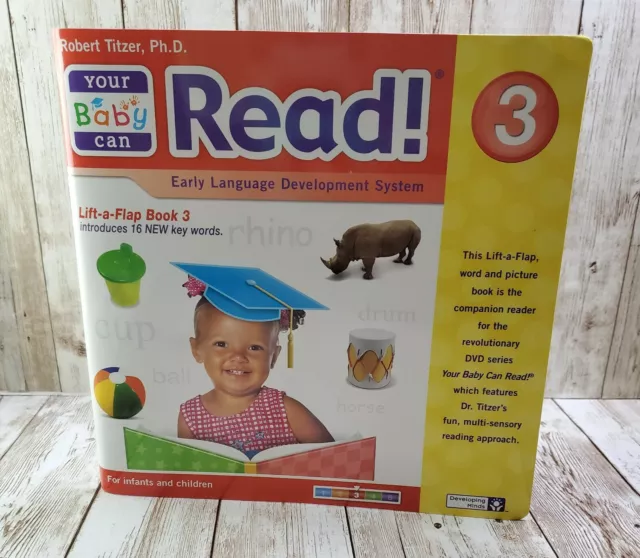 Your Baby Can Read Lift-A-Flap Book Level Volume 3