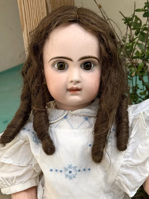 Poupee Ancienne bébé Jumeau tampon rouge 10 56 cm bouche fermée