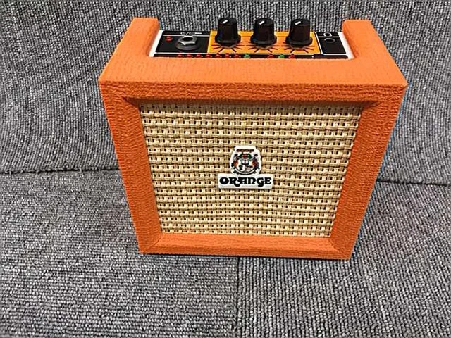 ORANGE CRUSH MINI 3W 1x4 Micro Guitar Amp W Box Manual Great