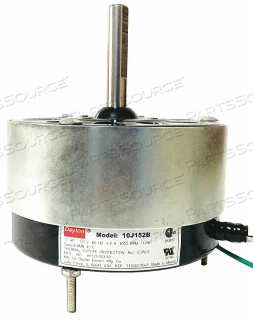 Dayton Hvac Motor 1/7 Hp-120V-1050 Rpm-10J152B-Free Ship Bin 1