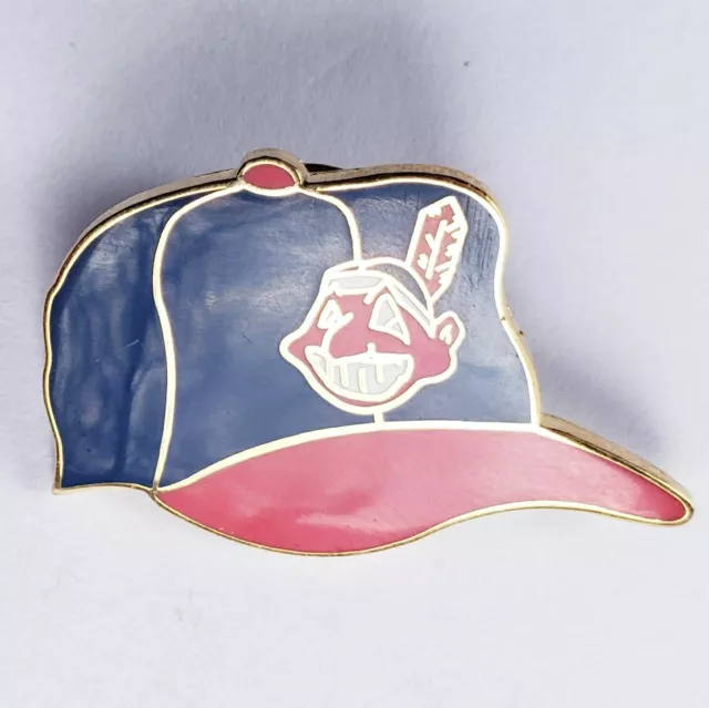 Vintage 1994 Cleveland Indians / Guardians Chief Wahoo Home Cap Lapel Pin MLB