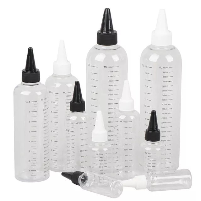 Plastic Refillable Bottle Oil Liquid Dropper Bottles Pigment Ink Contain-SA 2