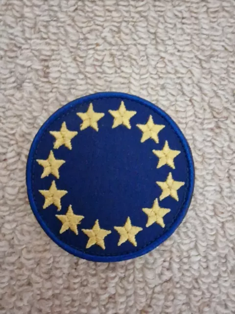 European Union (EU) Round Patch Badge - Genuine Badge Combat Military