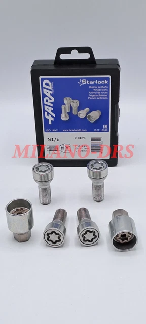 Chiave Di Rimozione Dadi Antifurto Ruote Per BMW - Compatibile Con Serie 1,3,5,6,7, X1-X6, Z4, Strumento Di Sostituzione, Codice 044