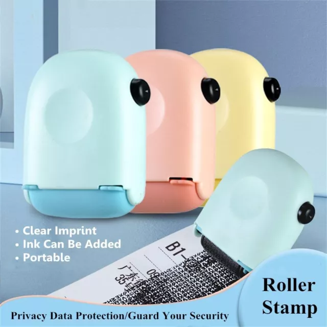 Theft Protect Privacy Cover Stamp Security Roller Stamp Privacy Seal Roller