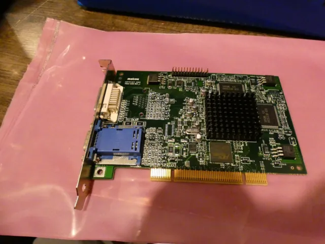 IBM Matrox 00P5758 Power Graphics Accelerator PCI DVI VGA Video Card 32/64 bit