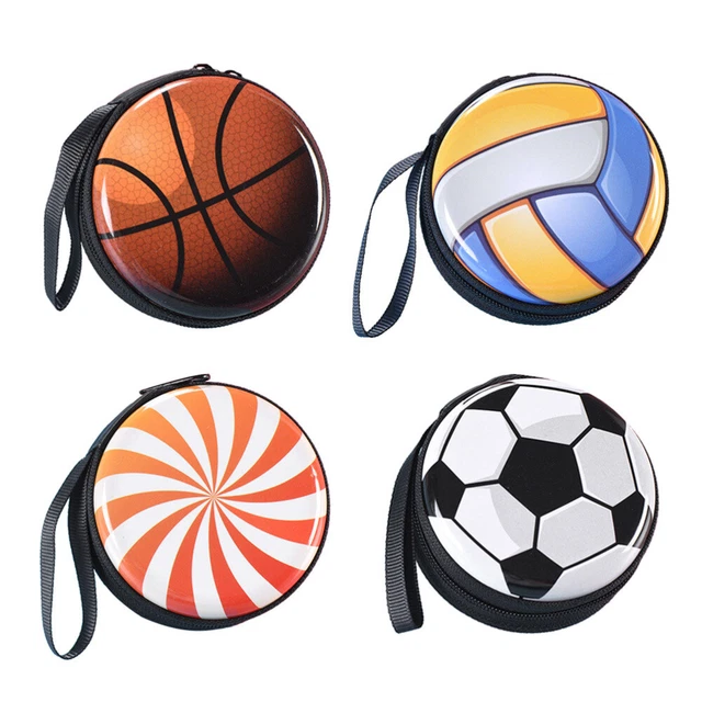 4 PEZZI bambini basket pallavolo calcio modello cartone animato portafoglio portatile
