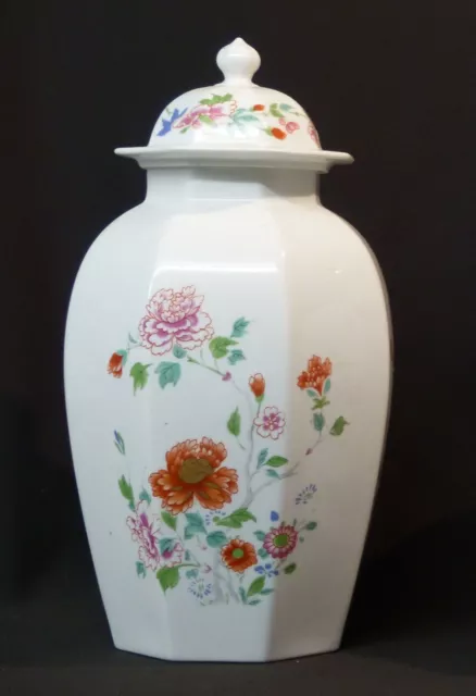 AA Limoges RAYNAUD porcelaine fine grand vase balustre 34cm1.8kg chine fleur
